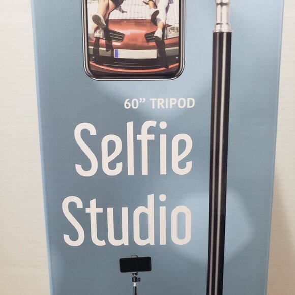 Merkury Innovations 60" Selfie Studio Tripod Bluetooth Remote Shutter New in Box - Picture 2 of 11